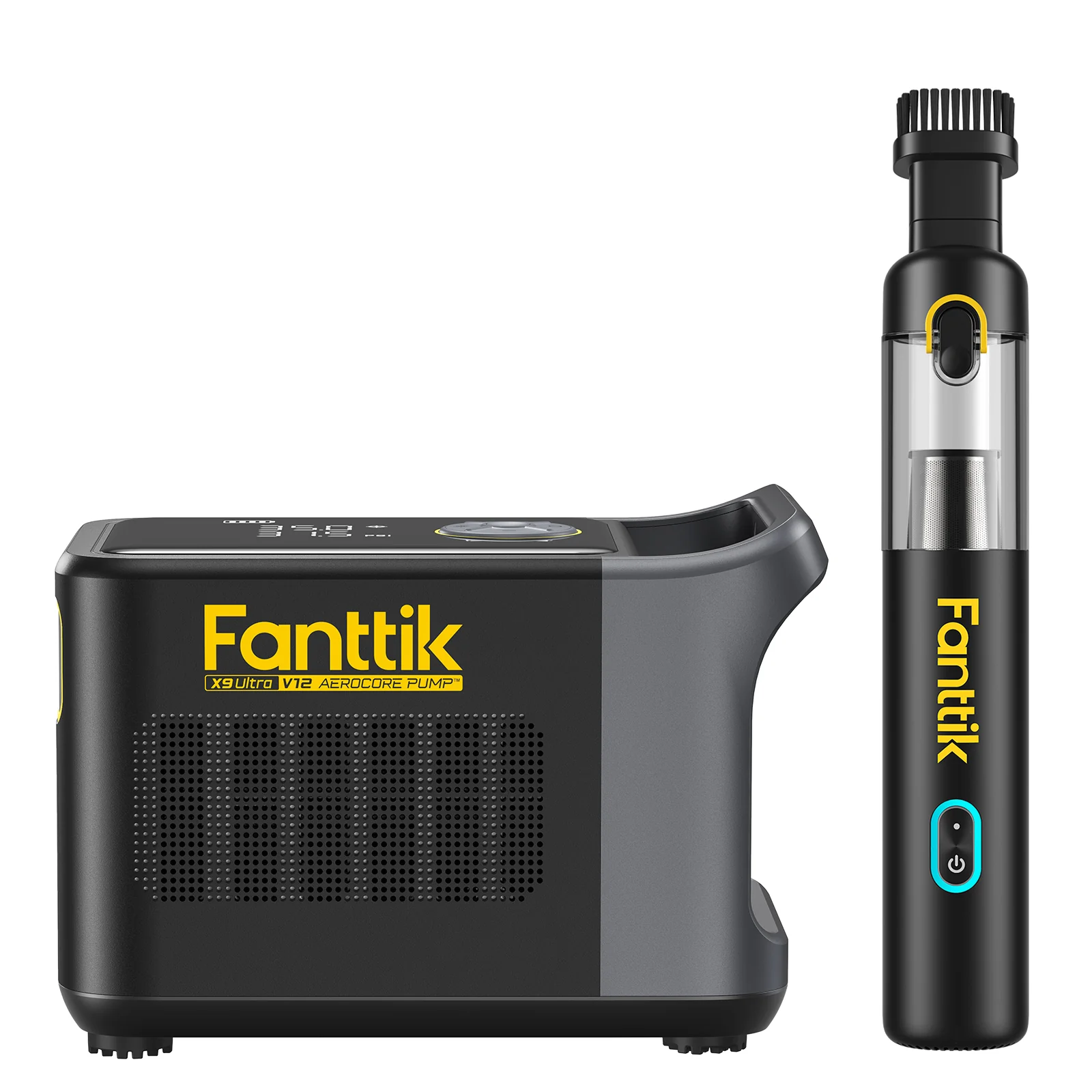 Fanttik X9 Ultra Tire Inflator and V8 Mate Cordless Car Vacuum