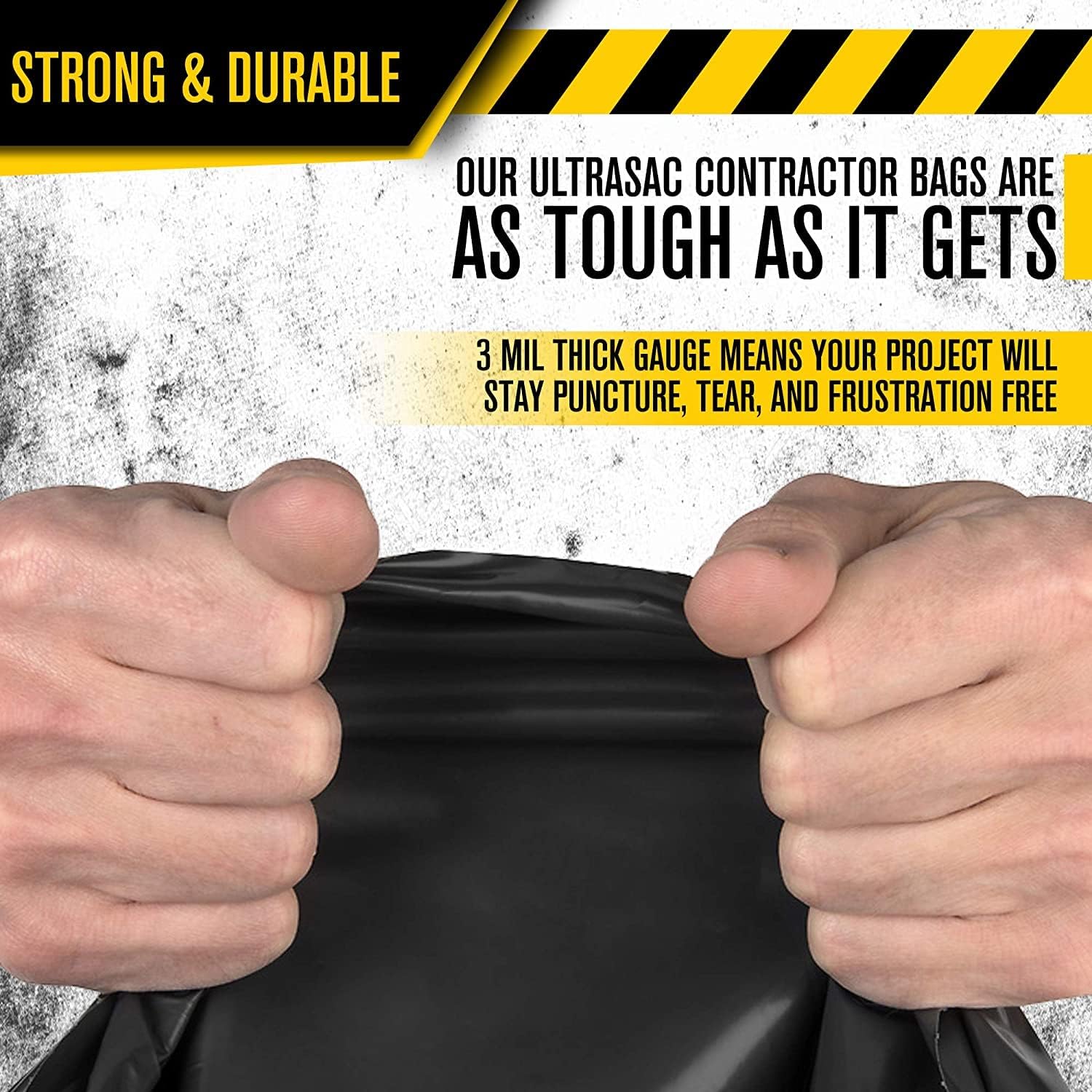 Ultrasac Contractor Bags, 42 Gallon (1 Pallet of 112 Cases, 5600 Bags Total)