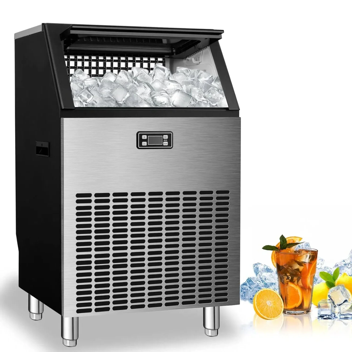 200LBS Freestanding Commercial Ice Maker Z5895