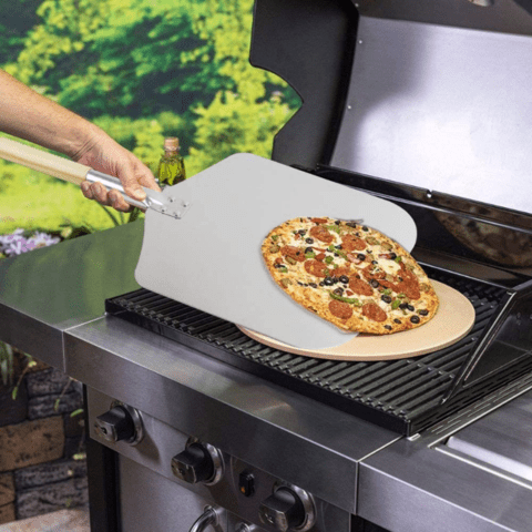 Aluminum Pizza Paddle Peel 13′′ x 12′′