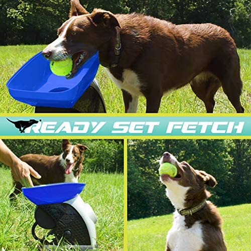 Franklin Pet Ready Set Fetch Automatic Tennis Ball Launcher Dog Toy