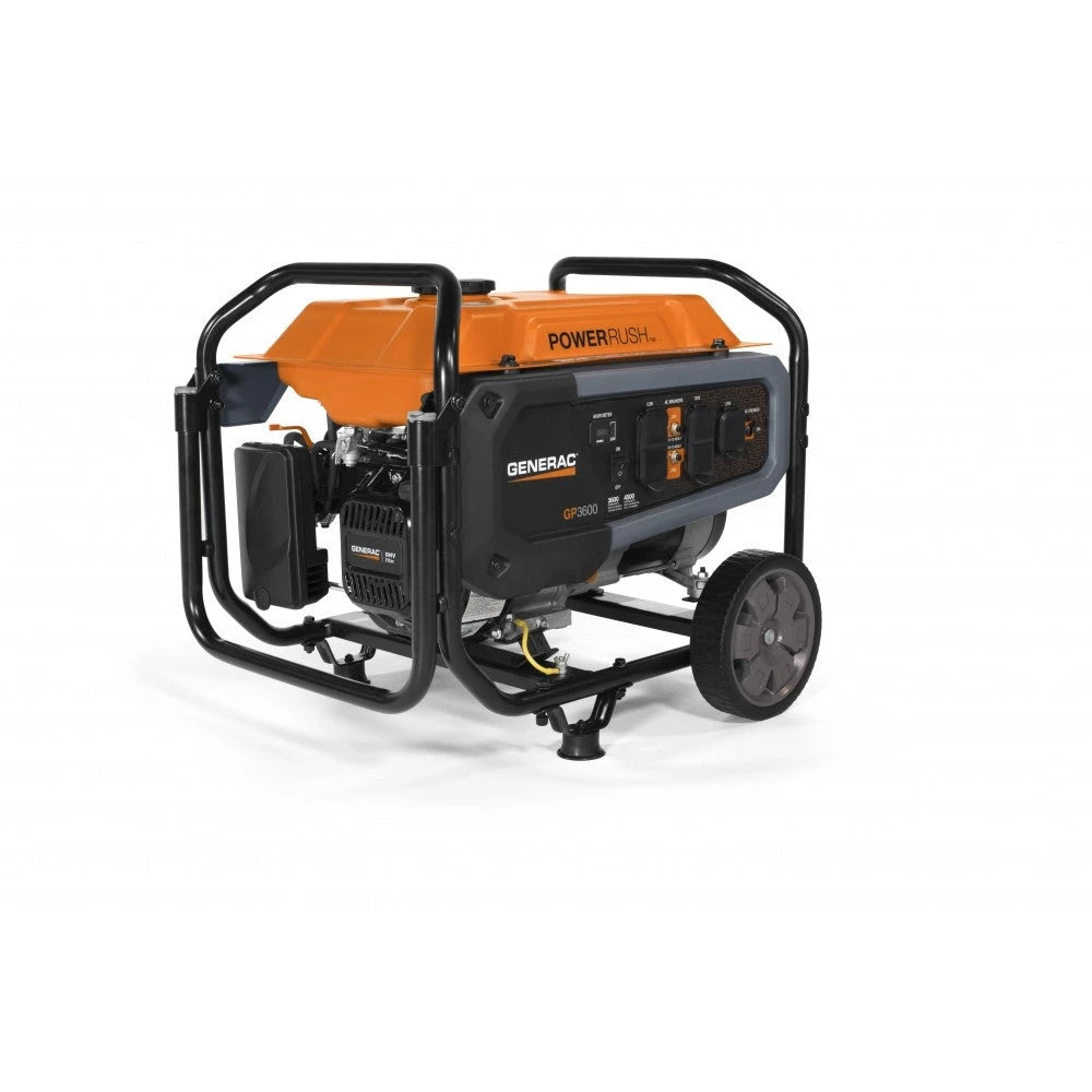 Generac 7677 – GP3600 3600 Watt Portable Generator, 49-State./CAN