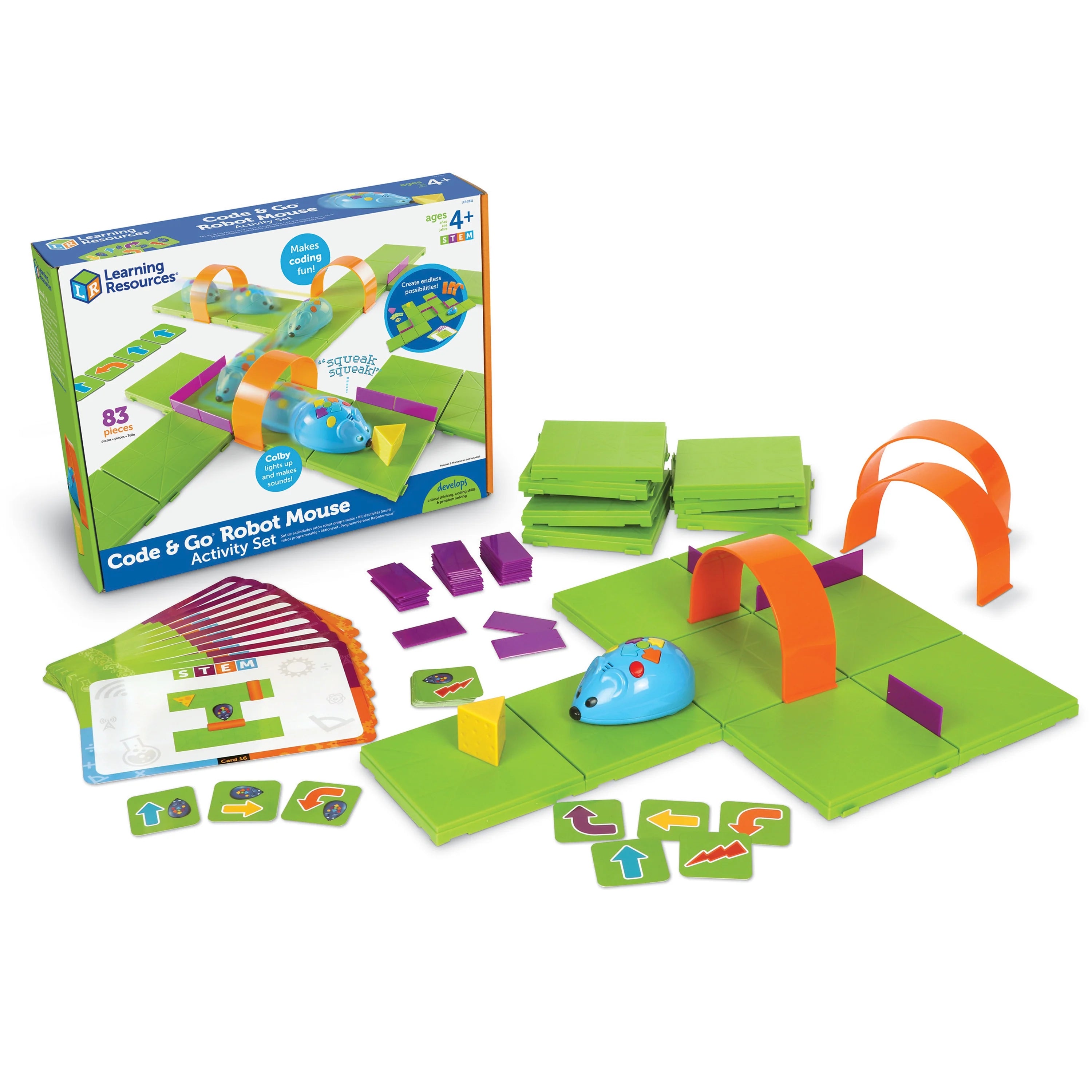 Learning Resources Robot Mouse STEM Activity Set, Engineering Toys, Ages 4+