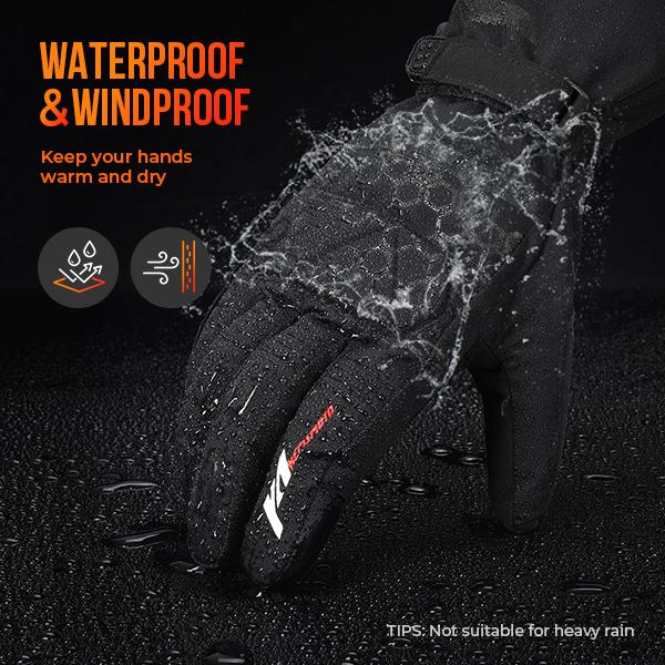 (Free Gift)Kemimoto UTV Motorcycle Snowmobile Heated Gloves