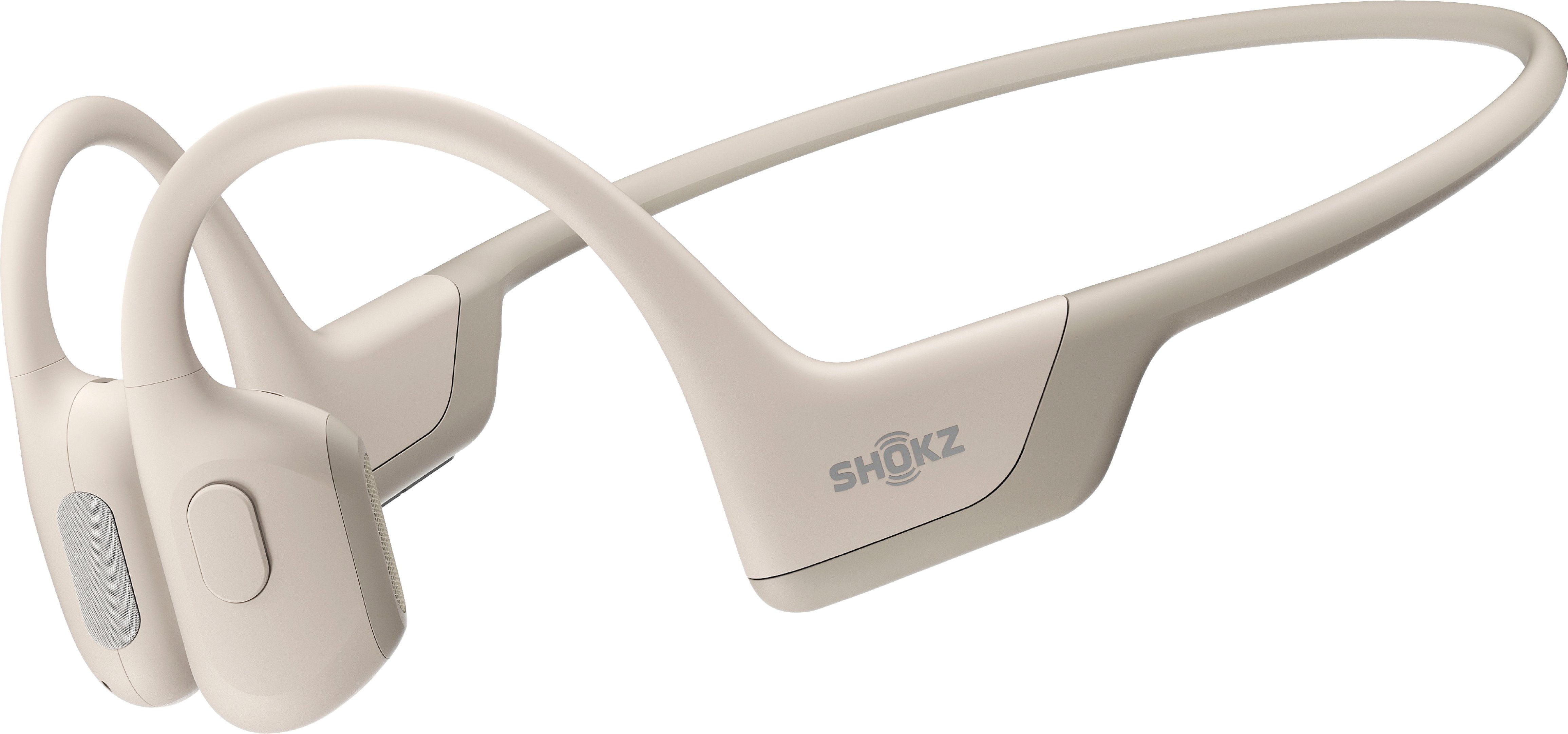 Shokz – OpenRun Pro Premium Bone Conduction Open-Ear Sport Headphones – Beige