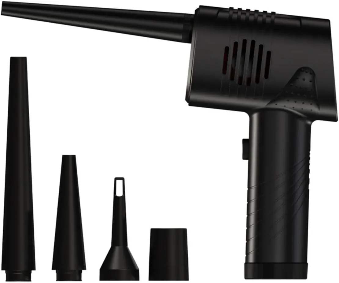 Cordless air dust collector, computer cleaning dust collector, portable electric compressed air blower