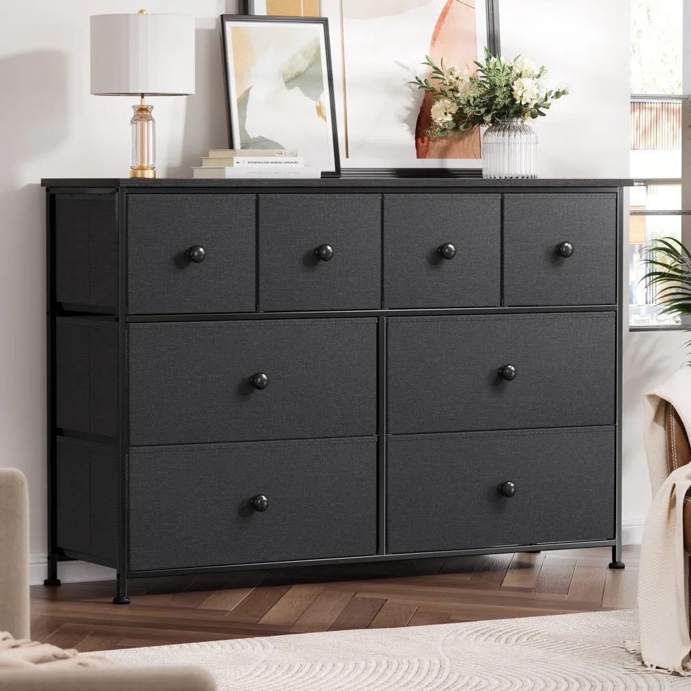 REAHOME 8 Drawer Dresser, Chest of Drawers for Bedroom