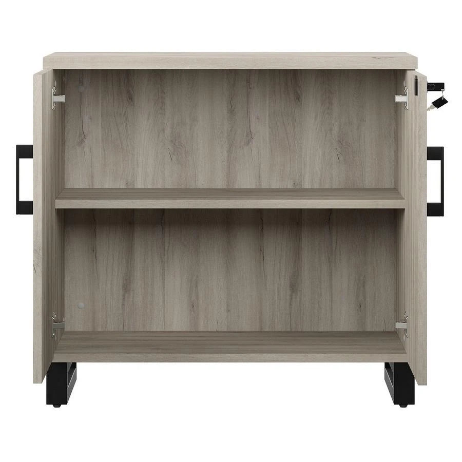 Apex Storage Cabinet, Weathered Oak