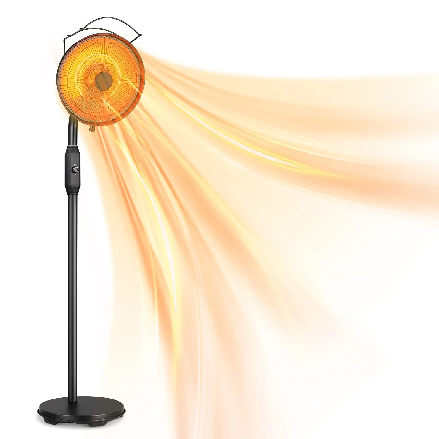 R.W.FLAME Outdoor Patio Heater, Electric Infrared Garden Patio Heater, Maximum power 1500W