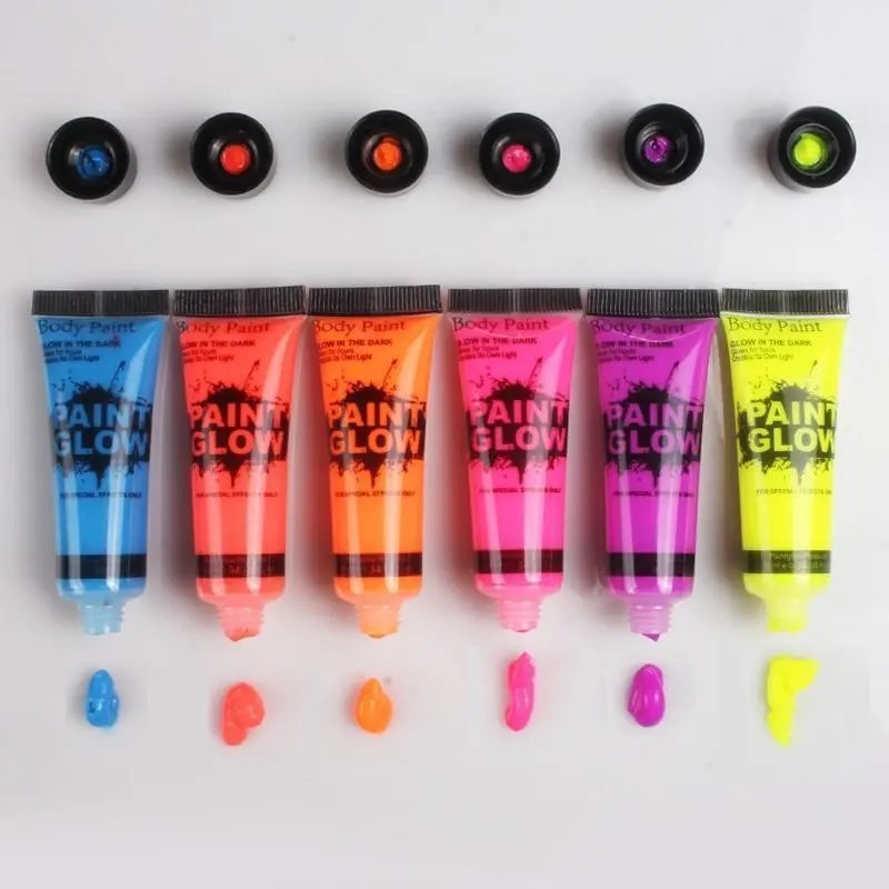 Glow In The Dark Paint Neon Body Face Paint Non Toxic