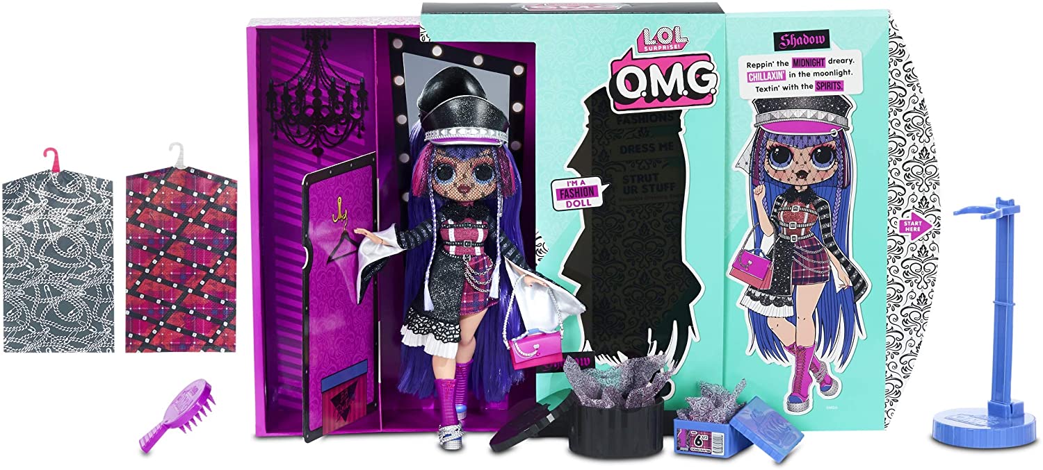 L.O.L. Surprise! O.M.G. Shadow Fashion Doll with 20 Surprises