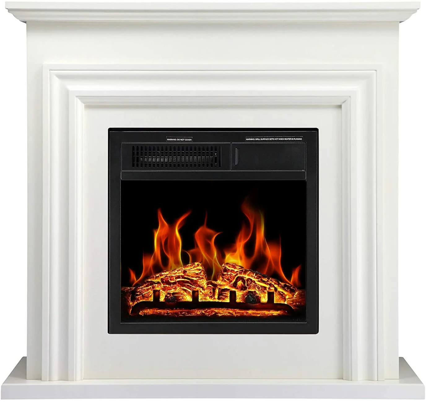 R.W.FLAME 36'' Electric Fireplace with Mantel Package,750-1500W