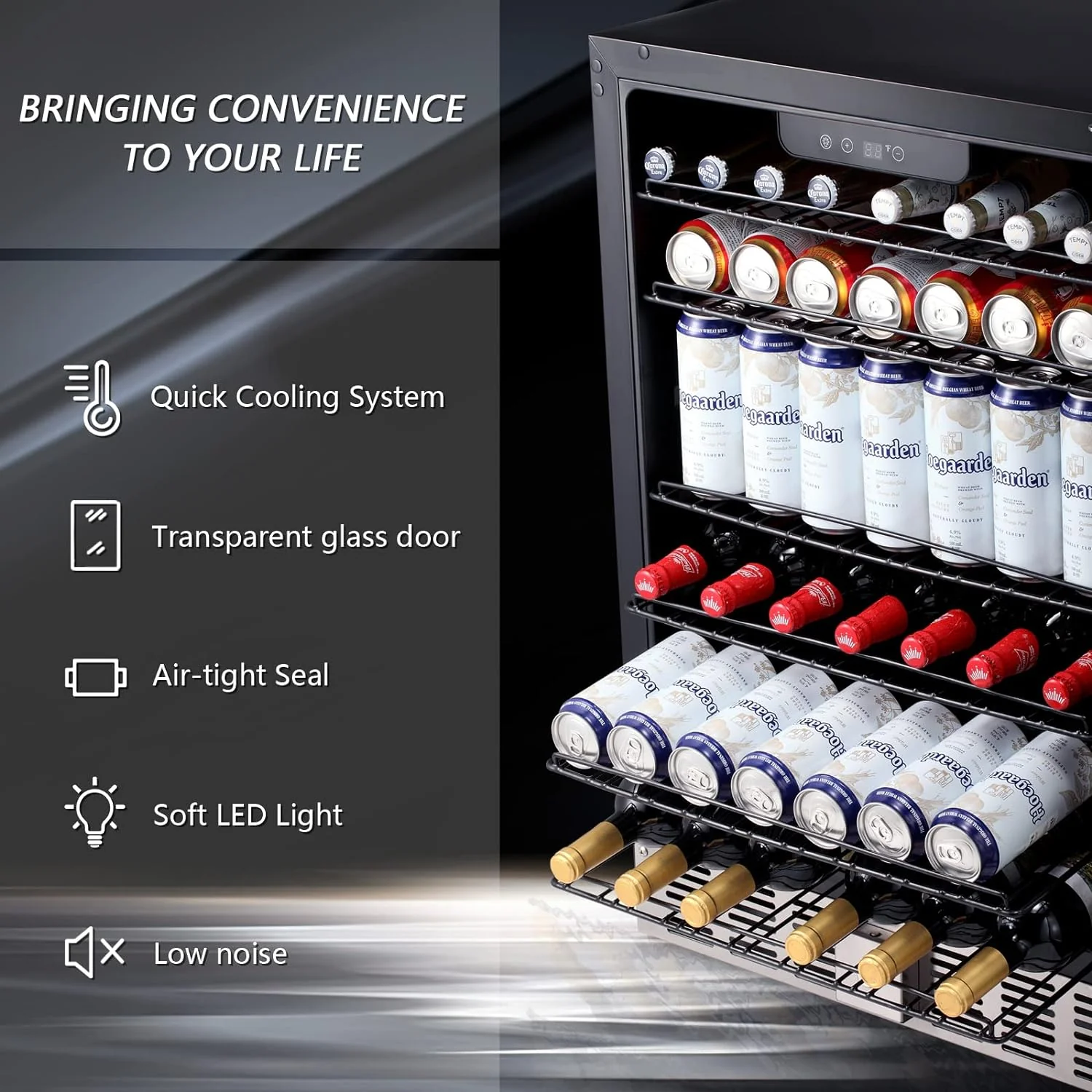 Antarctic Star 5.1 Cu.Ft Beverage Refrigerator