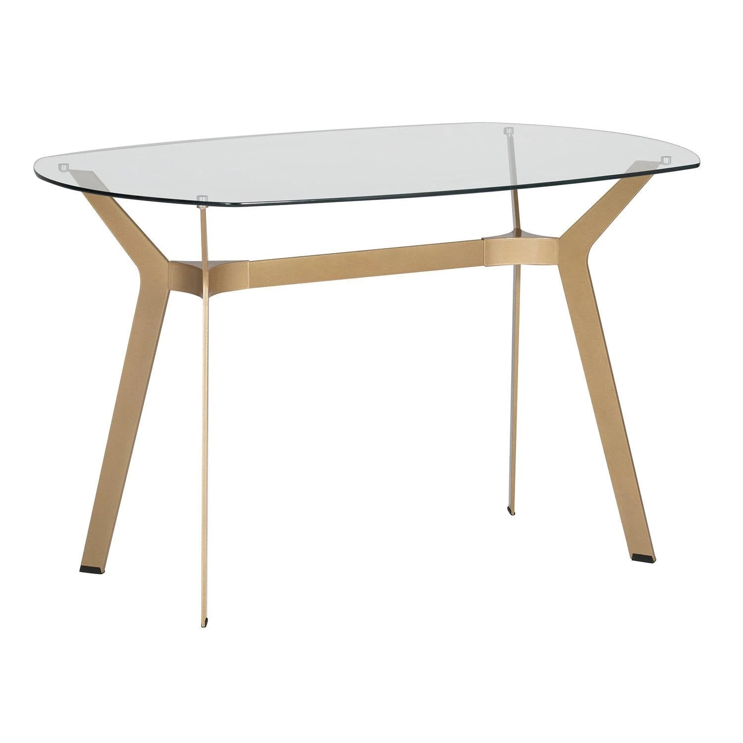 Archtech Modern Glass 48′′ Desk/Dining Table