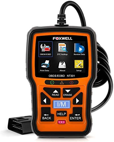 FOXWELL NT301 OBD2 Scanner Professional Mechanic OBDII Diagnostic Code Reader Tool for Check Engine Light