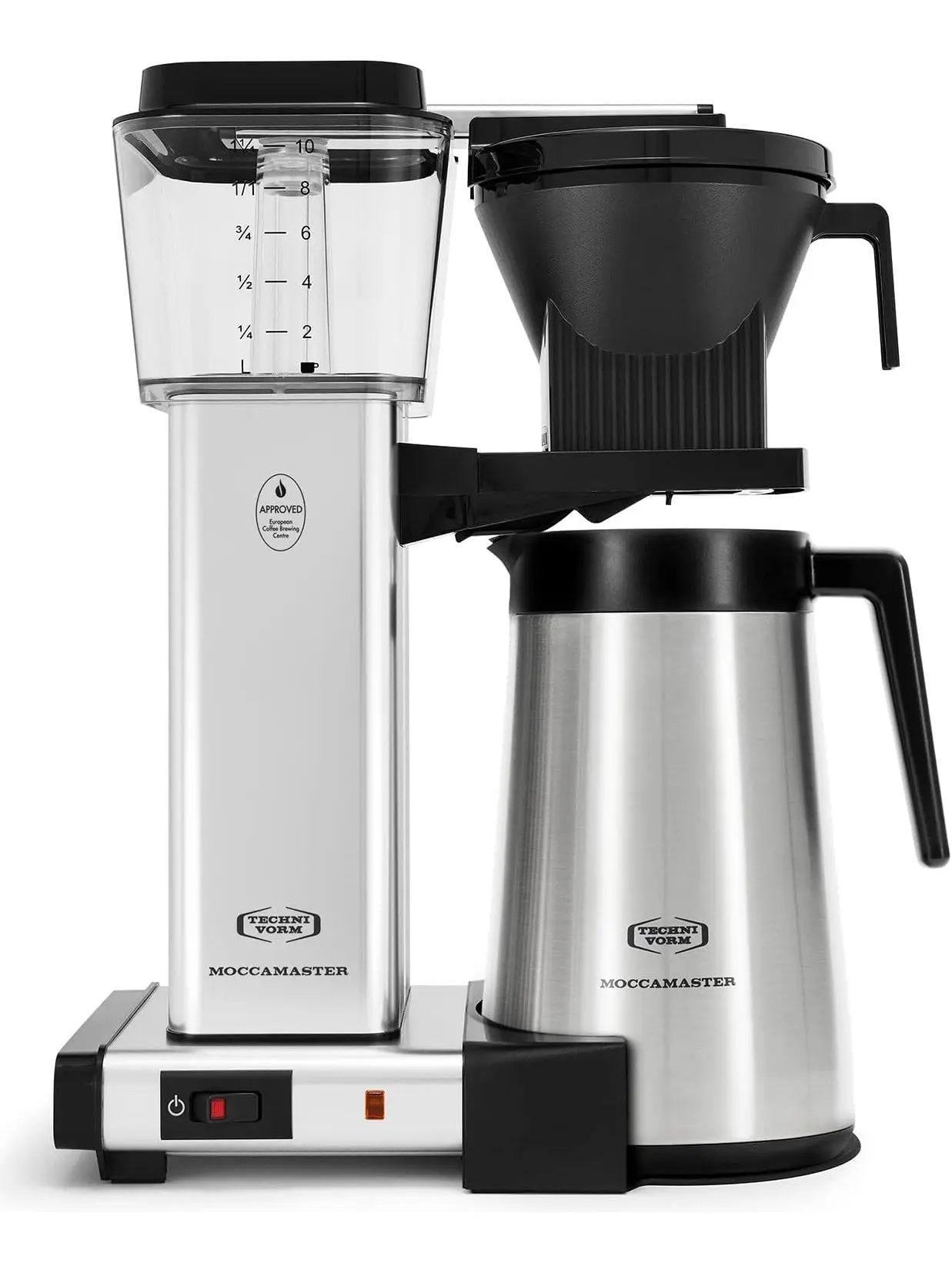 Technivorm Moccamaster 79312 KBGT Coffee Brewer, 40 oz, Polished Silver
