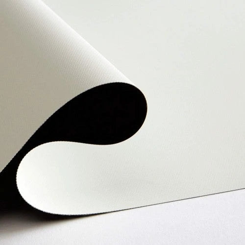 Carls ProWhite Projector Screen Material (4:3 | 93×124 | 155-in | Rolled) Wall Mount or Roll Down DIY Movie Screen, Dark Environment, Controlled Light, Non-Tension, White, Gain 1.1