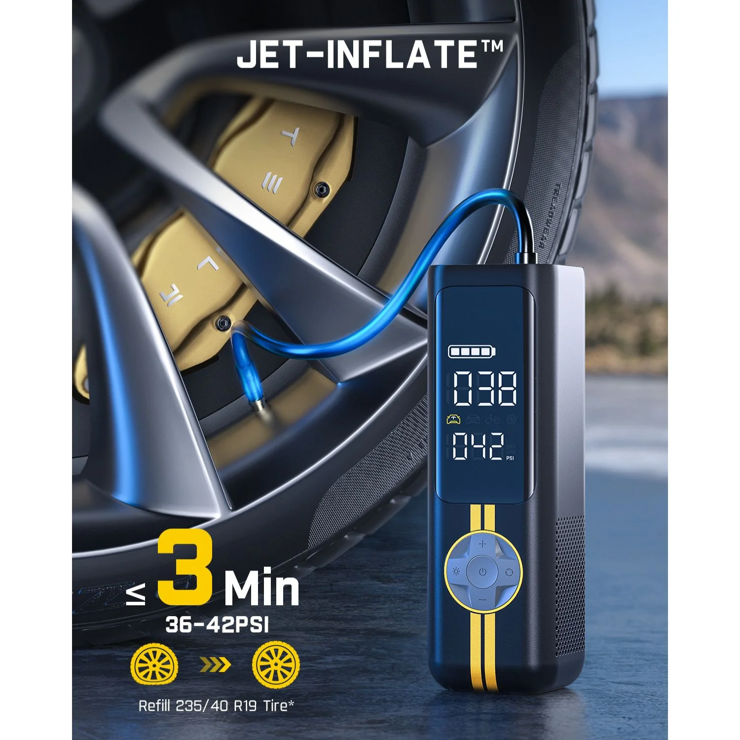 Fanttik X8 APEX EV Tire Inflator and V10 Apex Foldable Car Vacuum