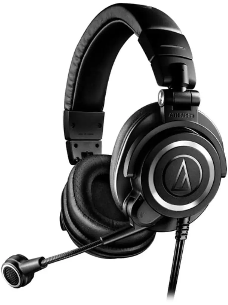 Audio-Technica ATH-M50xSTS-USB StreamSet Streaming Headset,Black