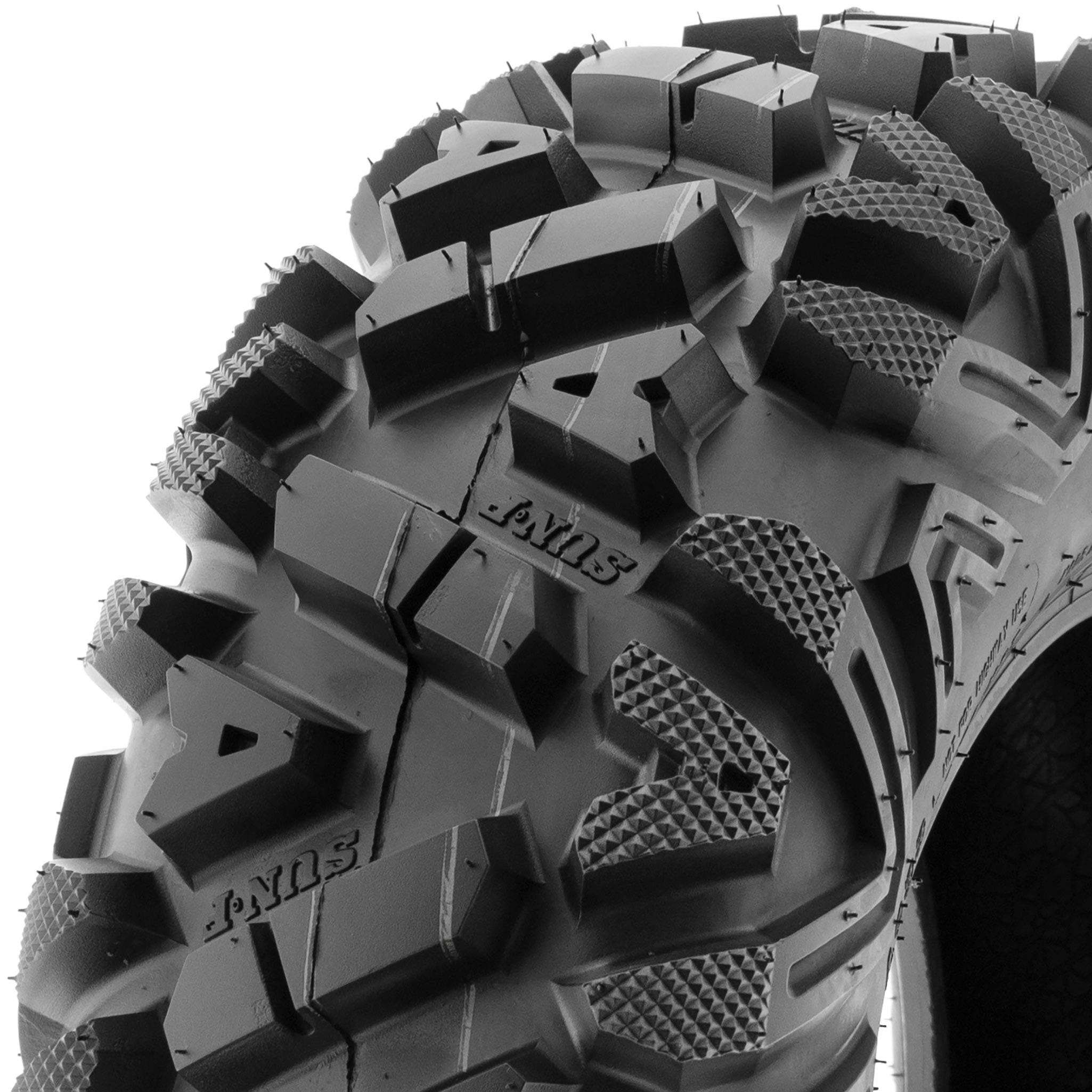 SunF All Terrain ATV UTV Tires 25×8-12 and 25×10-12 6 PR A033 (Complete Full Set of 4)