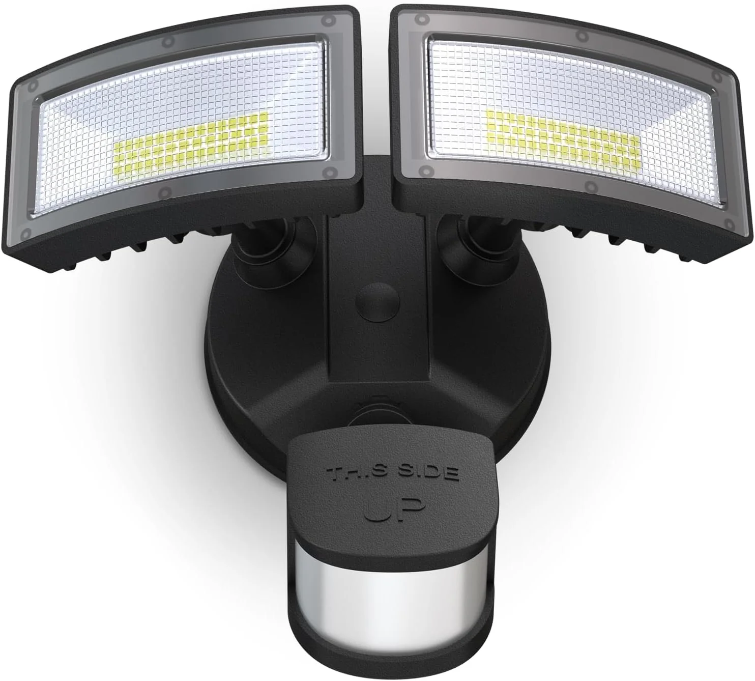 R.W.FLAME 36W LED Flood Motion Sensor Outdoor Light, 3000LM, 5000K, IP54 Waterproof, 5 Modes, 4 Durations, 3 Detection Distances - Black