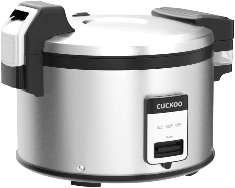 CUCKOO CR-3032 Commercial Large Capacity Electric Rice Cooker & Warmer with 30 Cup (Uncooked) & 60 Cup (Cooked) | Keep Warm Feature, Non Stick Inner Pot, ETL & NSL Certified