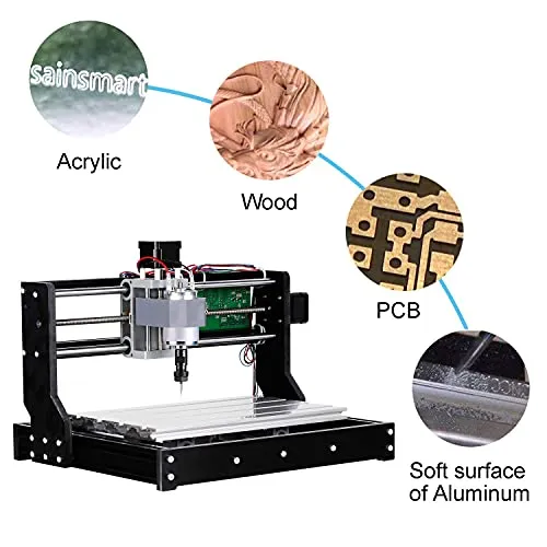 Genmitsu CNC 3018-PRO Router Kit GRBL Control 3 Axis Wood Carving Milling Engraving Machine