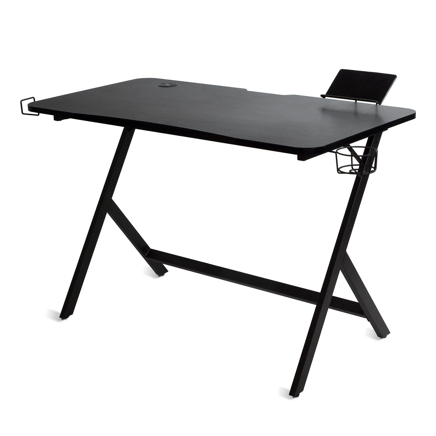 Atlantic Fire Storm Gaming Desk with 24 Multicolor LEDs and 3 USB Ports