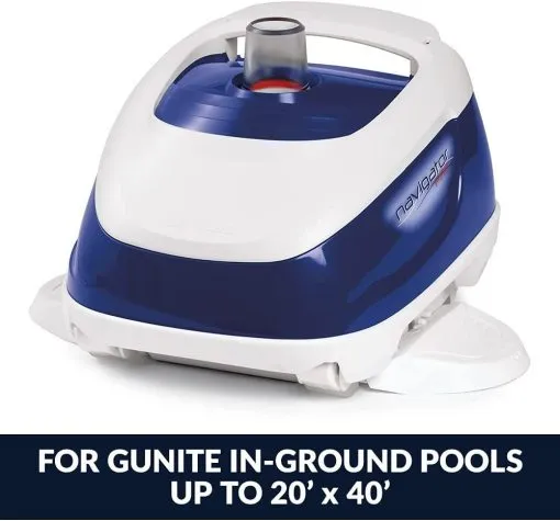 Hayward W3925ADC Navigator Pro Suction Pool Cleaner for In-Ground Gunite Pools up to 20 x 40 ft. (Automatic Pool Vaccum)