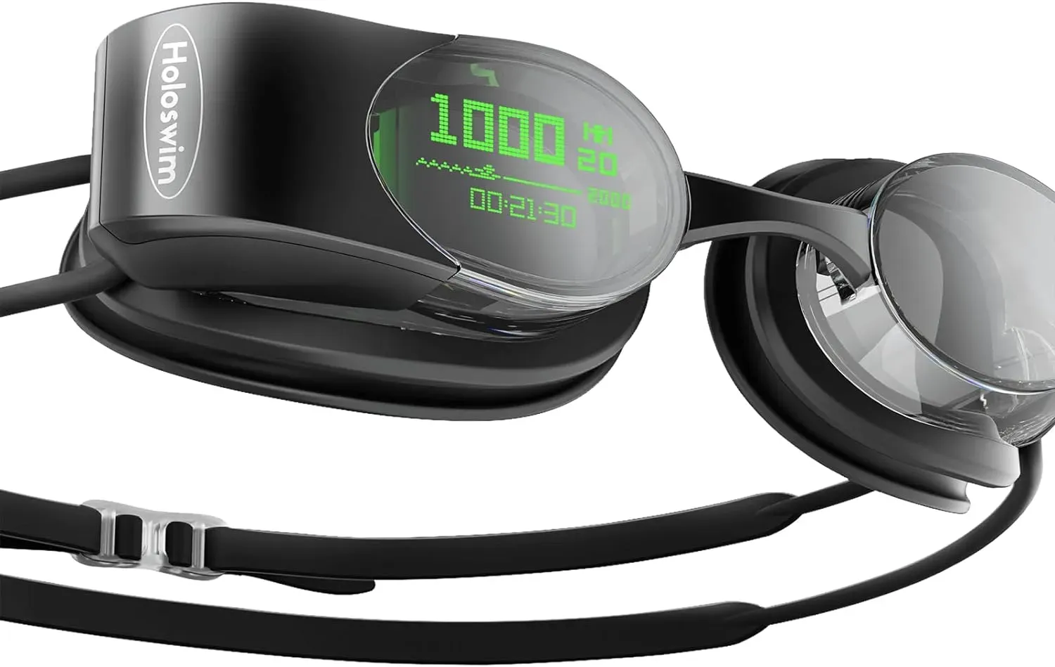 2s AR Smart Swim Goggles Anti-fog Swimming Goggles Fitness Tracker That Shows Your Metrics, Compatible with Open Water Mode
