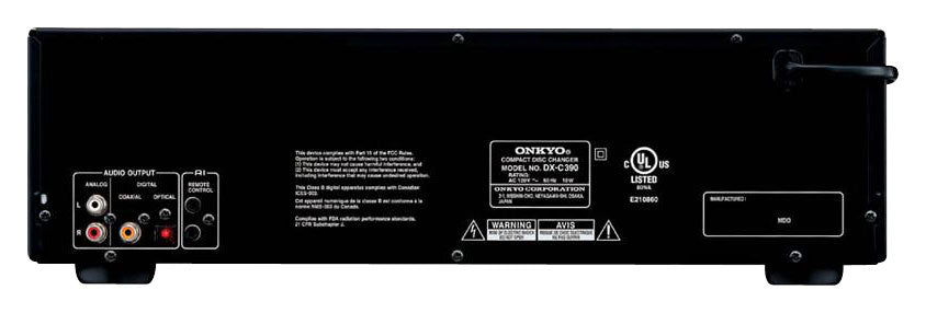 Onkyo – 6-Disc CD Player – Black