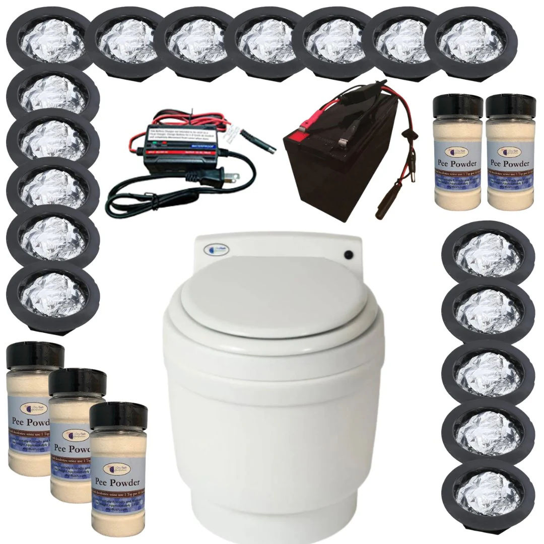 Laveo Dry Flush Toilet Mega Pack