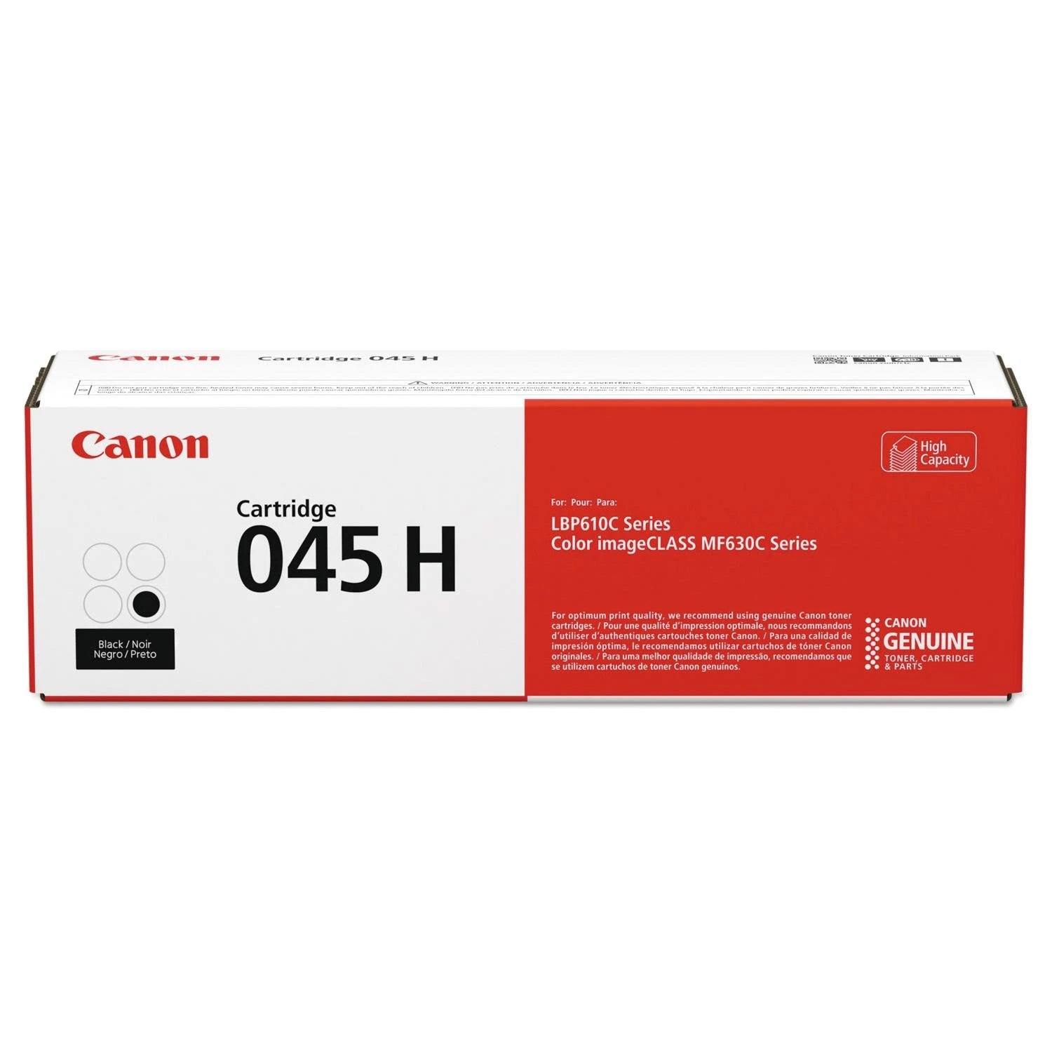 Canon® 1246C001 (045) High-Yield Toner, 2800 Page-Yield, Black