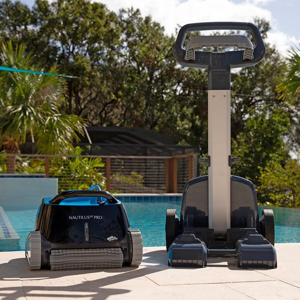 Dolphin Nautilus CC Robotic Pool Vacuum Cleaner All Pools up to 33 FT – Wall Climbing Scrubber Brush