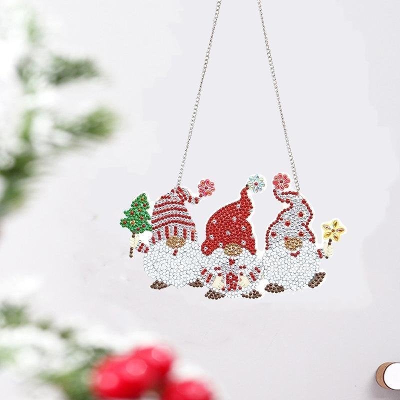 DIY 5D Gnome Doll Diamond Painting For Hanging Crafts Home Decoration