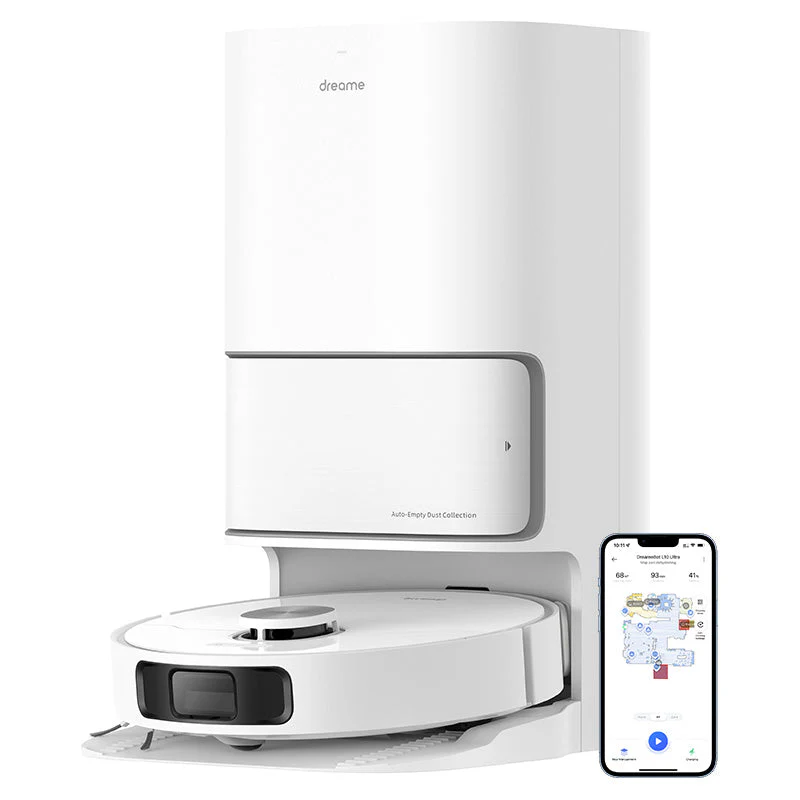 L10 Ultra Robot Vacuum and Mop with Mop Cleaning and Drying, Self-Emptying Base