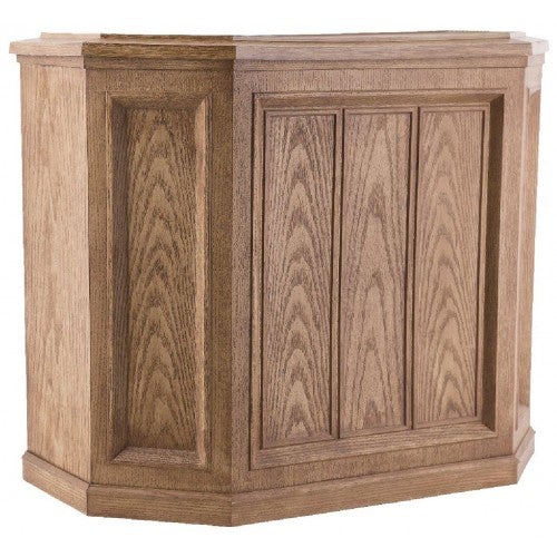 AIRCARE 696 400HB Whole House Credenza Evaporative Humidifier for 3600 sq. ft, Light Oak