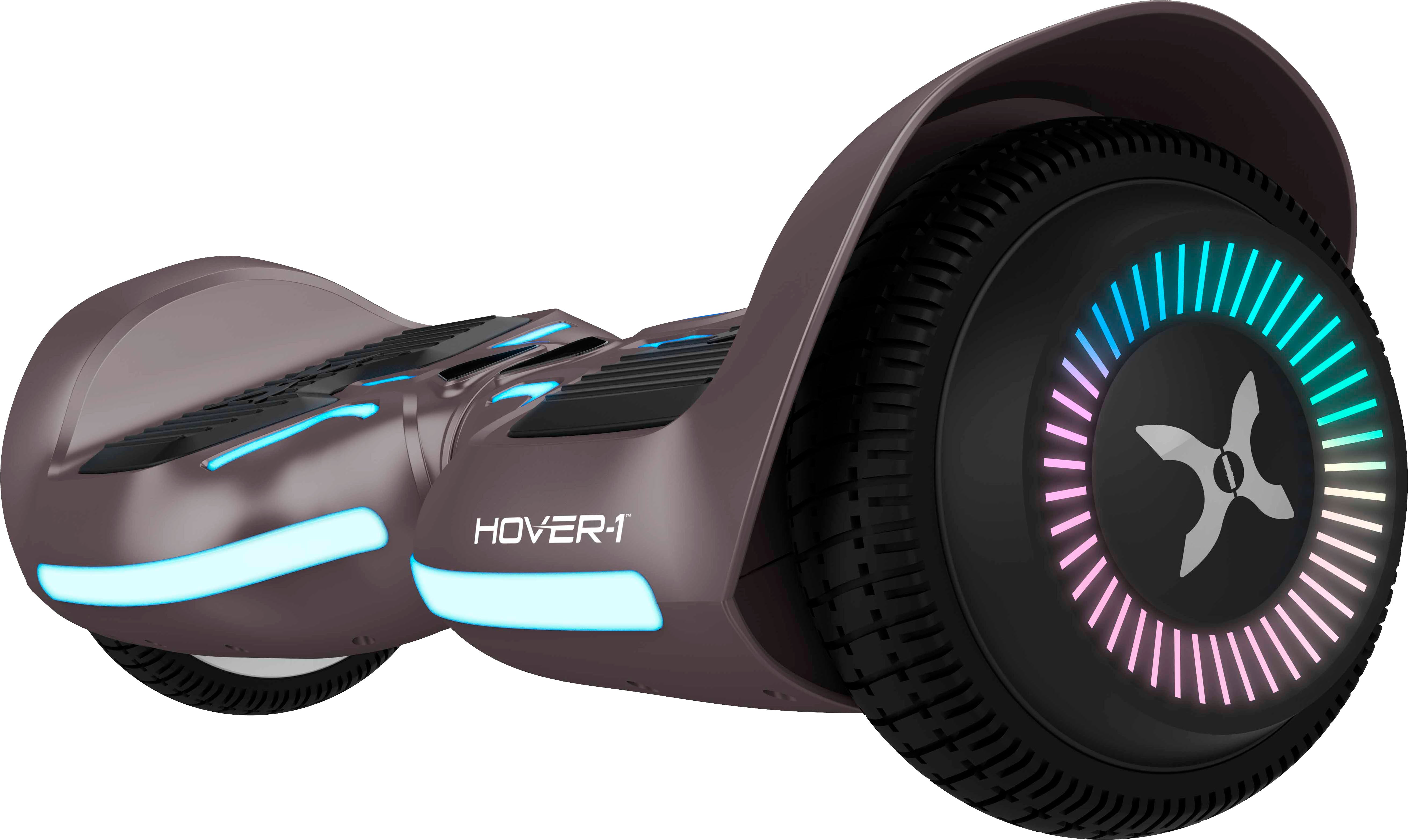 Hover-1 – Ranger Electric Self-Balancing Scooter w/6 mi Max Range & 7 mph Max Speed- Premium Bluetooth Speaker – Gray