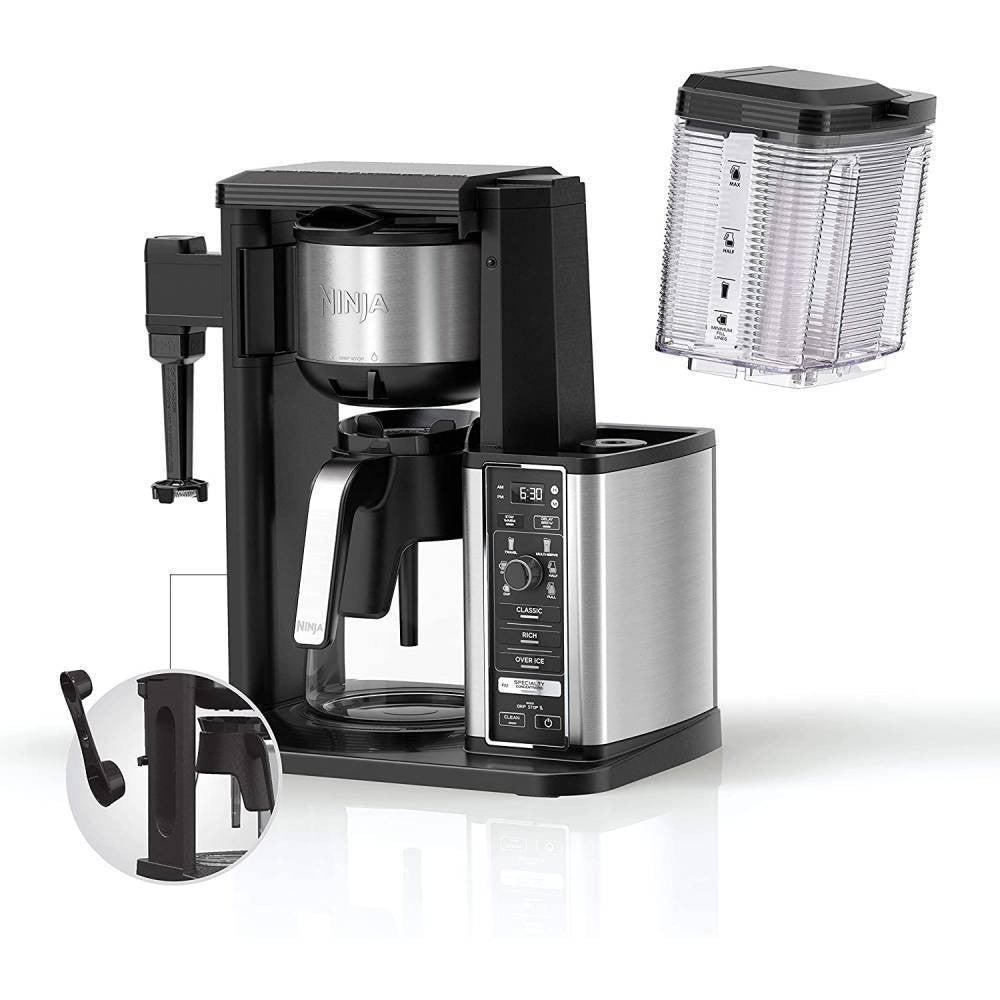 Ninja Specialty Coffee Maker With 50 Oz. Glass Carafe, Black And Stainless Steel Finish