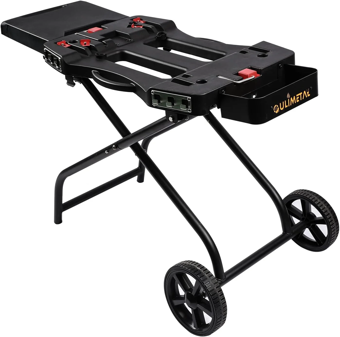 Portable Grill Cart for Weber Q1000, Q2000 Series Gas Grills and Blackstone 17�� 22�� Table Top Griddles