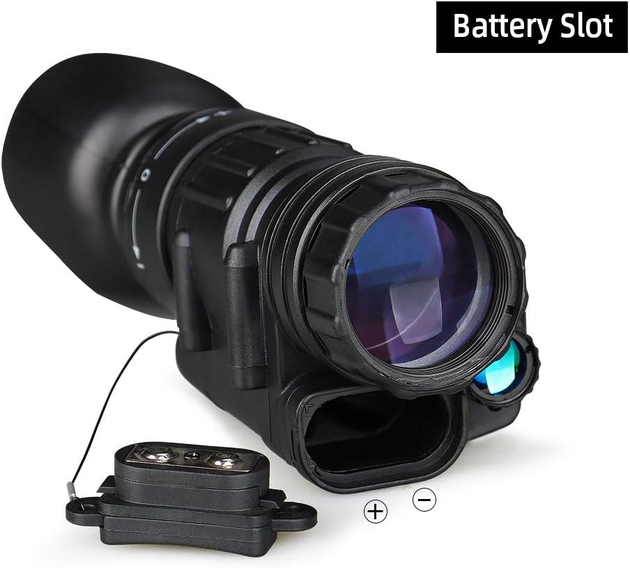 PVS-14 Digital Night Vision Monocular, 2X IR, 32mm Lens, Compact & Lightweight for Outdoor Hiking