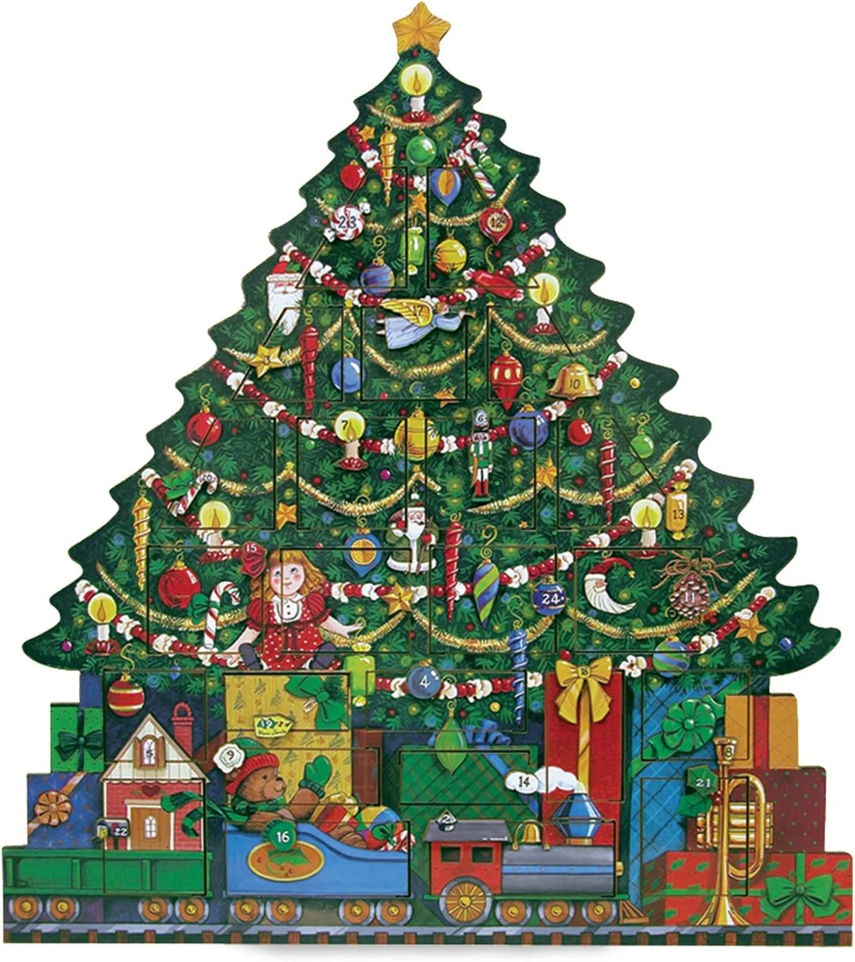 Byers' Choice Christmas Tree Advent Calendar #AC02 from The Advent Calendars Collection