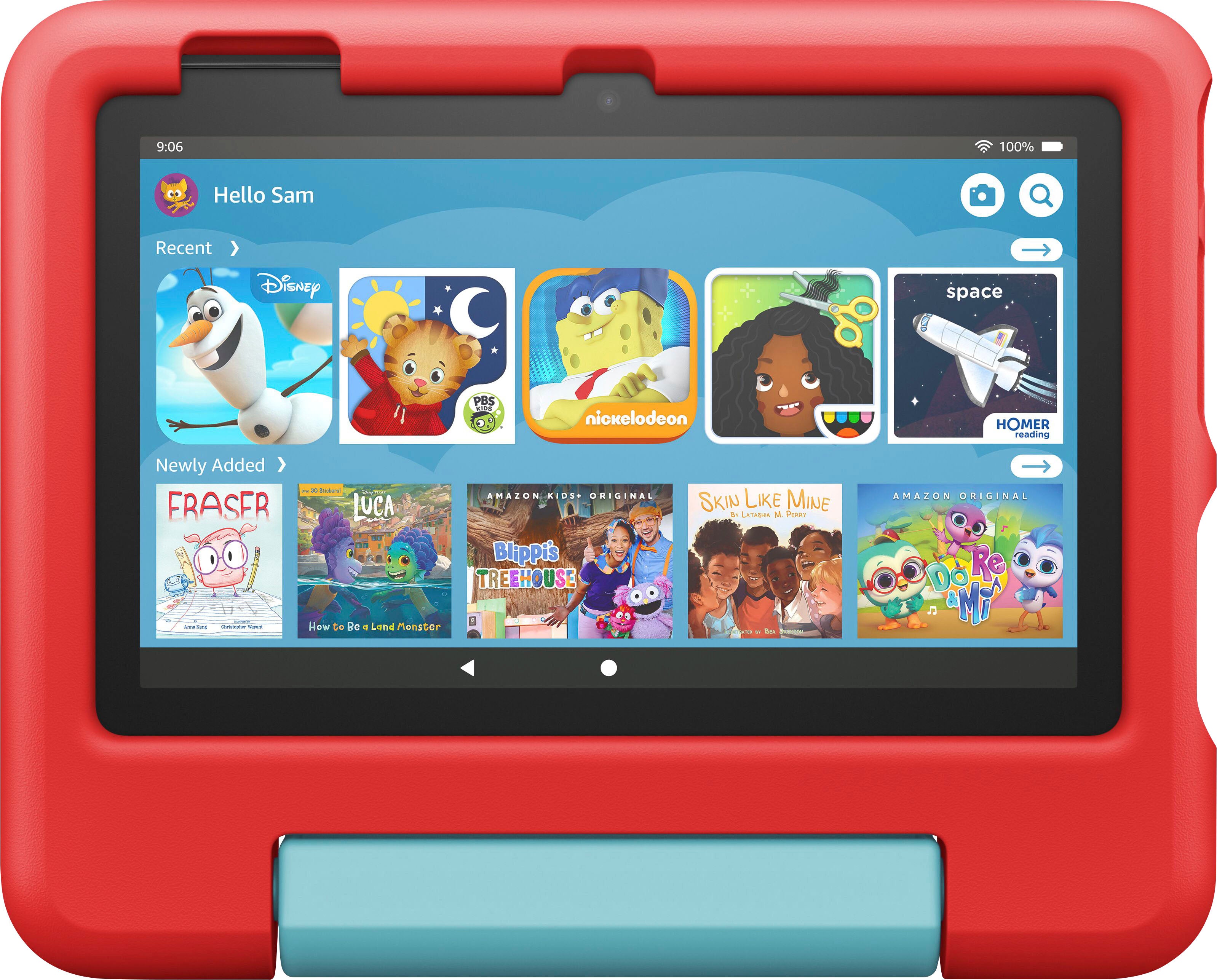 Fire 7 Kids – 7′′ Tablet (2023) 16GB with Amazon Kids+ (1 Year Subscription) – Red