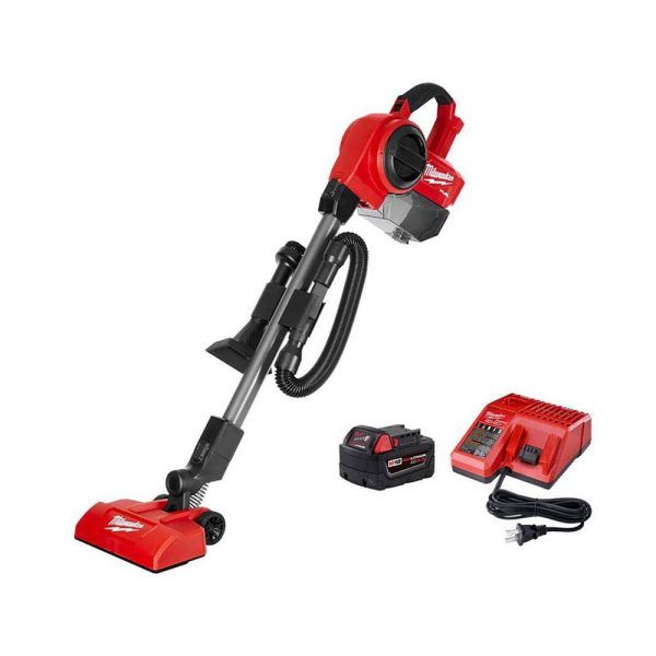 0940-20-48-59-1850 M18 FUEL 18-Volt Lithium-Ion Brushless .25 Gal. Cordless Jobsite Vacuum with 5.0 Ah Battery and Charger
