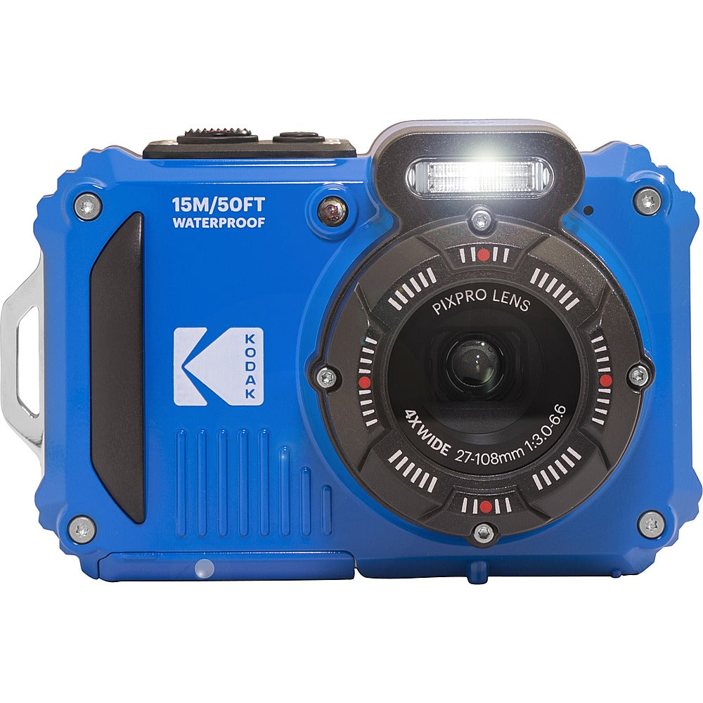 Kodak – PIXPRO WPZ2 16.0-Megapixel Waterproof Compact Camera – Electric Blue