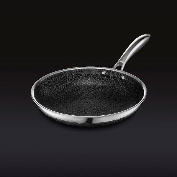 10 Inch Hybrid Nonstick Frying Pan, Dishwasher and Oven Friendly, Compatible with All Cooktops