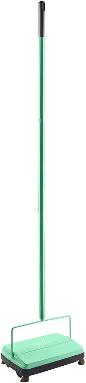 17029 Electrostatic Carpet Floor Sweeper 9 Cleaning Path Lightweight Ideal for Crumby Messes Works On Carpets Hard Floor Surfaces Fresh Mint