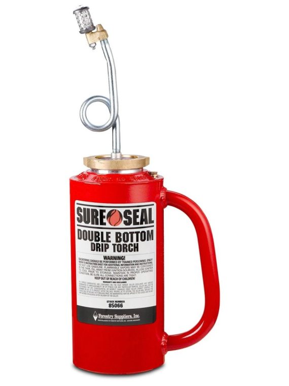 Forestry Suppliers Sure-Seal Red OSHA Double-Bottom Drip Torch