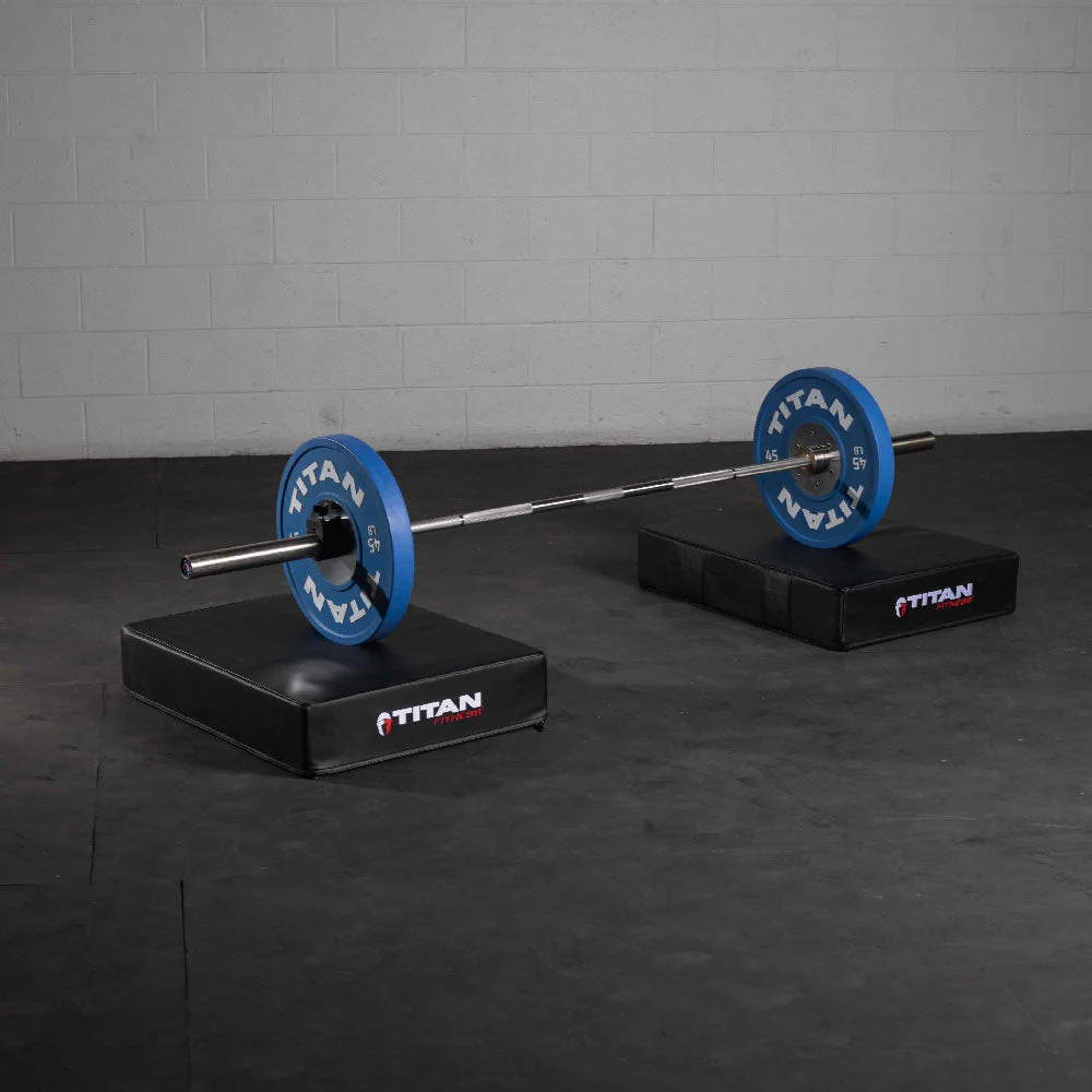 Titan Fitness Black Silencer Drop Pad Set, Weightlifting Drop Pads, 6