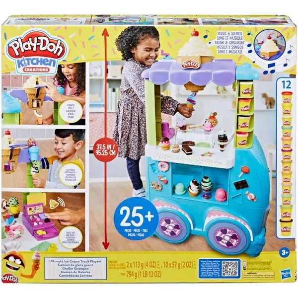 Hasbro HSBF1039 Play-Doh Ultimate Ice Cream Truck Playset Multi Color